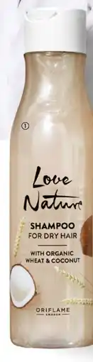 Oriflame Love Nature Shampoo For Dry Hair with Organic Wheat & Coconut aanbieding