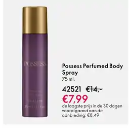 Oriflame Possess Perfumed Body Spray aanbieding