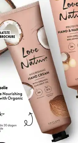 Oriflame Love Nature Nourishing Hand Cream with Organic aanbieding