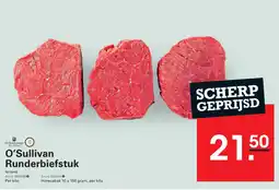 Sligro O'Sullivan Runderbiefstuk aanbieding