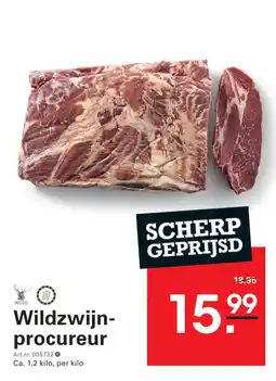 Sligro Wildzwijn procureur aanbieding
