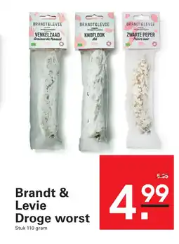 Sligro Brandt & Levie Droge worst aanbieding