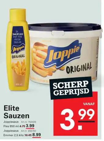 Sligro Elite Sauzen aanbieding