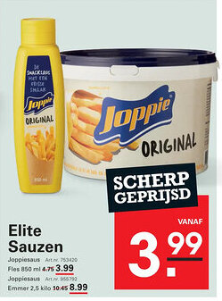Sligro Elite Sauzen aanbieding