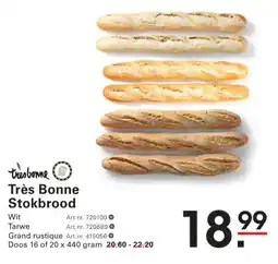 Sligro Très Bonne Stokbrood aanbieding