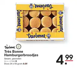 Sligro Très Bonne Hamburgerbroodjes aanbieding