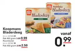 Sligro Koopmans Bladerdeeg aanbieding