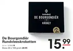 Sligro De Bourgondiër Rundvleeskroketten aanbieding