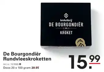 Sligro De Bourgondiër Rundvleeskroketten aanbieding