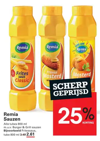 Sligro Remia Sauzen aanbieding
