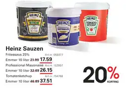 Sligro Heinz Sauzen aanbieding