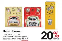 Sligro Heinz Sauzen aanbieding