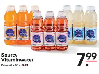 Sligro Sourcy Vitaminwater aanbieding