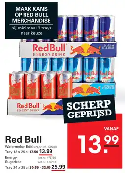 Sligro Red Bull aanbieding