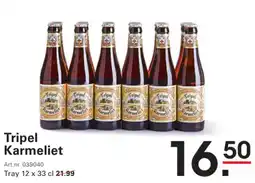 Sligro Tripel Karmeliet aanbieding