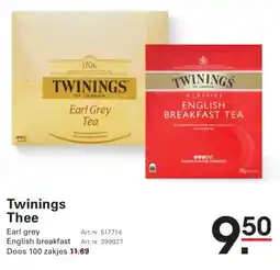 Sligro Twinings Thee aanbieding