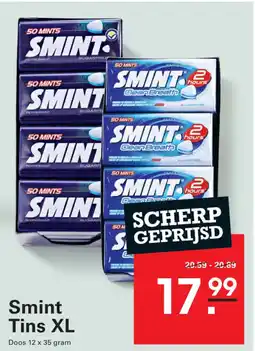 Sligro Smint Tins XL aanbieding
