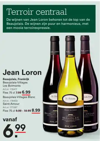 Sligro Jean Loron aanbieding