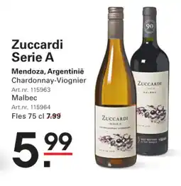 Sligro Zuccardi Serie A aanbieding
