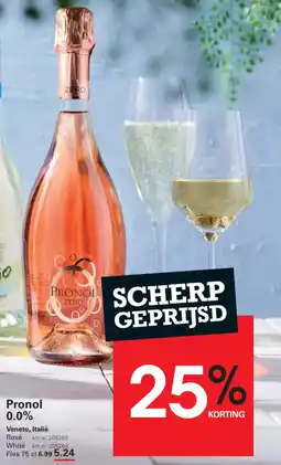 Sligro Pronol 0.0% aanbieding