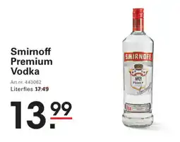 Sligro Smirnoff Premium Vodka aanbieding