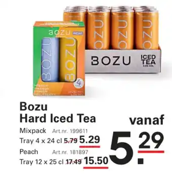 Sligro Bozu Hard Iced Tea aanbieding