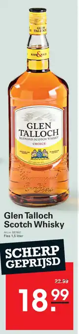 Sligro Glen Talloch Scotch Whisky aanbieding