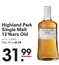 Sligro Highland Park Single Malt 12 Years Old aanbieding