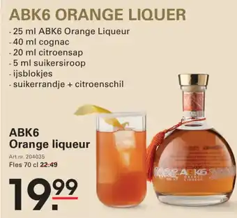 Sligro ABK6 Orange liqueur aanbieding