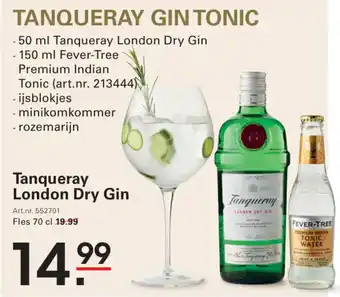 Sligro Tanqueray London Dry Gin aanbieding