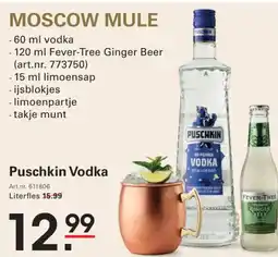 Sligro Puschkin Vodka aanbieding