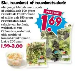 Boon`s Markt Sla, rauwkost of rauwkostsalade aanbieding