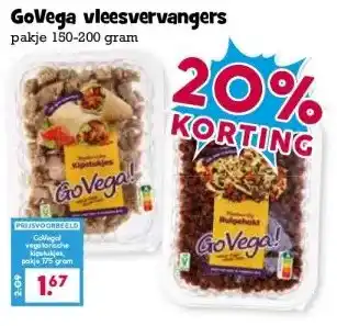 Boon`s Markt GoVega vleesvervangers aanbieding
