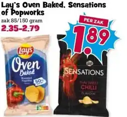 Boon`s Markt Lay's Oven Baked. Sensations of Popworks aanbieding