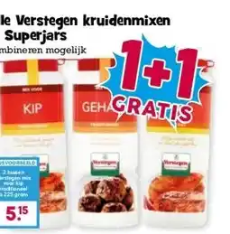 Boon`s Markt Alle Verstegen kruidenmixen in Superjars aanbieding