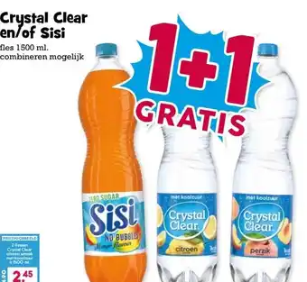 Boon`s Markt Crystal Clear en/of Sisi aanbieding