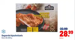 Makro Gegaarde kipschnitzels aanbieding