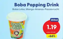 Die Grenze Boba Popping Drink aanbieding