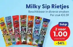 Die Grenze Milky Sip Rietjes aanbieding