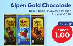 Die Grenze Alpen Gold Chocolade aanbieding