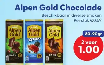 Die Grenze Alpen Gold Chocolade aanbieding