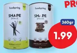 Die Grenze foodspring SHAPE SHAKE aanbieding