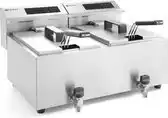 Bol.com Hendi Friteuse Mastercook met Aftapkraan - 2 x 8 Liter aanbieding
