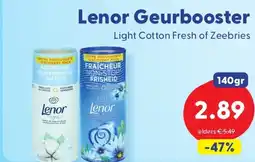 Die Grenze Lenor Geurbooster aanbieding