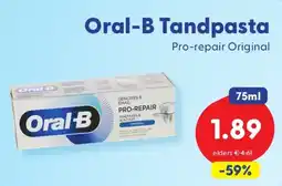 Die Grenze Oral-B Tandpasta aanbieding