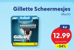 Die Grenze Gillette Scheermesjes Mach3 aanbieding
