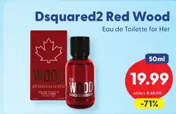 Die Grenze Dsquared2 Red Wood aanbieding