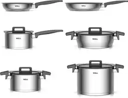 Bol.com Woll Pannenset Concept 6-delig - RVS - Zilver aanbieding