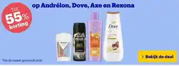 Bol.com Op Andrélon, Dove, Axe en Rexona aanbieding