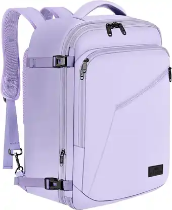 Amazon MATEIN Handbagage rugzak vliegtuig voor handbagage, lichtlila, 40x30x20cm aanbieding